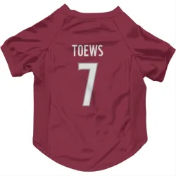 Colorado Avalanche Devon Toews Burgundy Pet Jersey for Dog & Cat