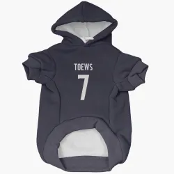 Colorado Avalanche Devon Toews Navy Pet Hoodie for Dog & Cat