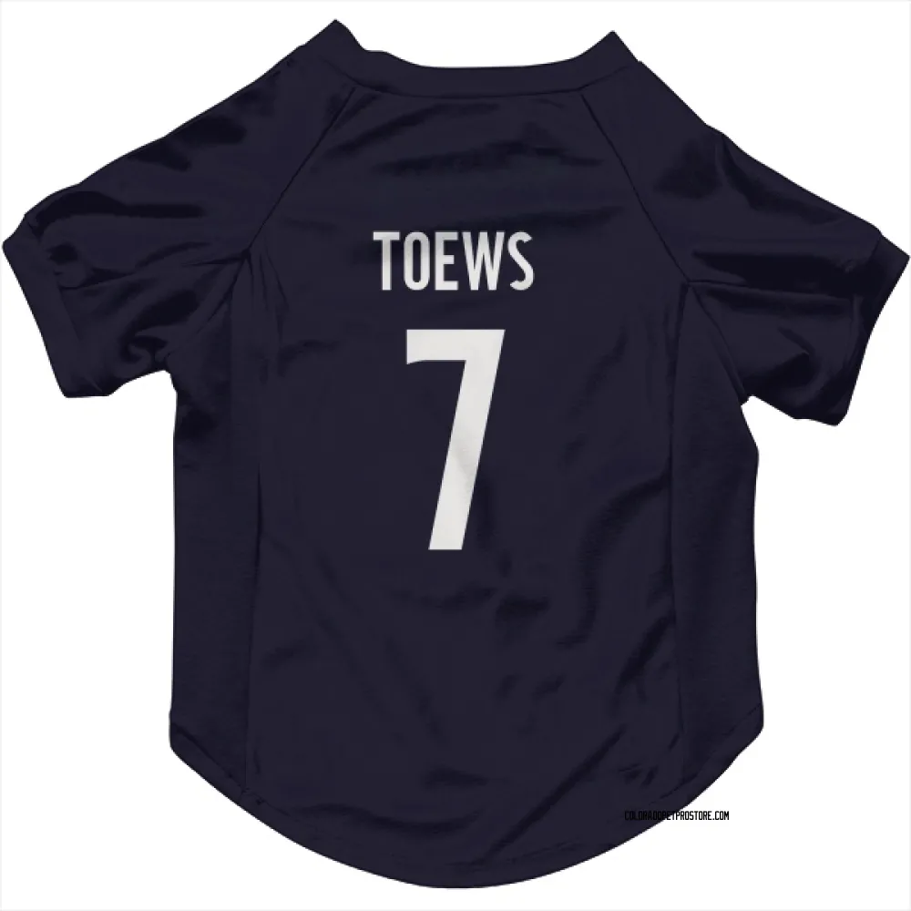 Colorado Avalanche Devon Toews Navy Pet Jersey for Dog & Cat