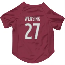 Colorado Avalanche John Wensink Burgundy Pet Jersey for Dog & Cat