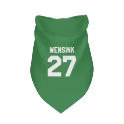 Colorado Avalanche John Wensink Green Pet Bandana for Dog & Cat