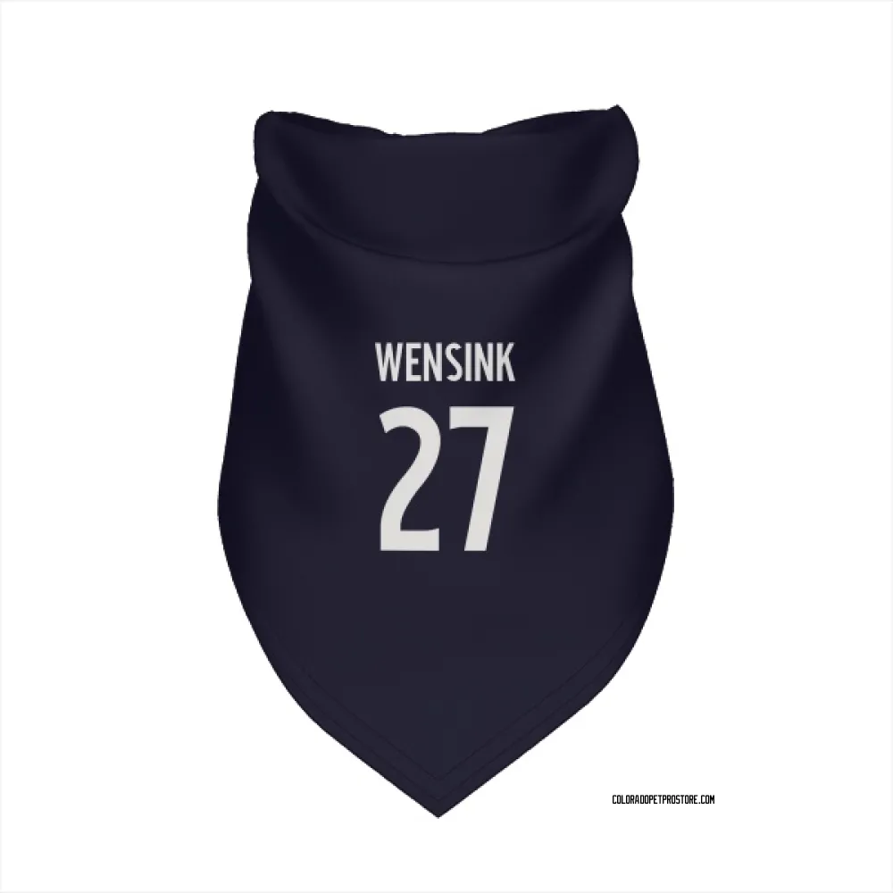 Colorado Avalanche John Wensink Navy Pet Bandana for Dog & Cat