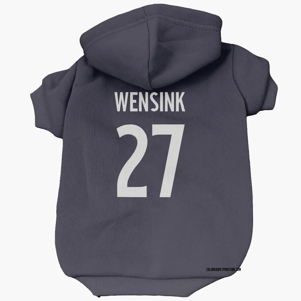 Colorado Avalanche John Wensink Navy Pet Hoodie for Dog & Cat