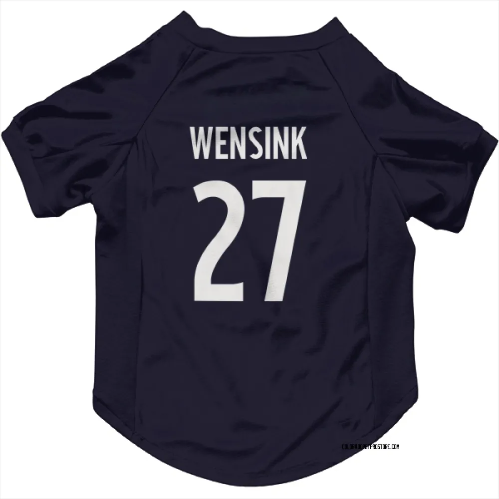 Colorado Avalanche John Wensink Navy Pet Jersey for Dog & Cat