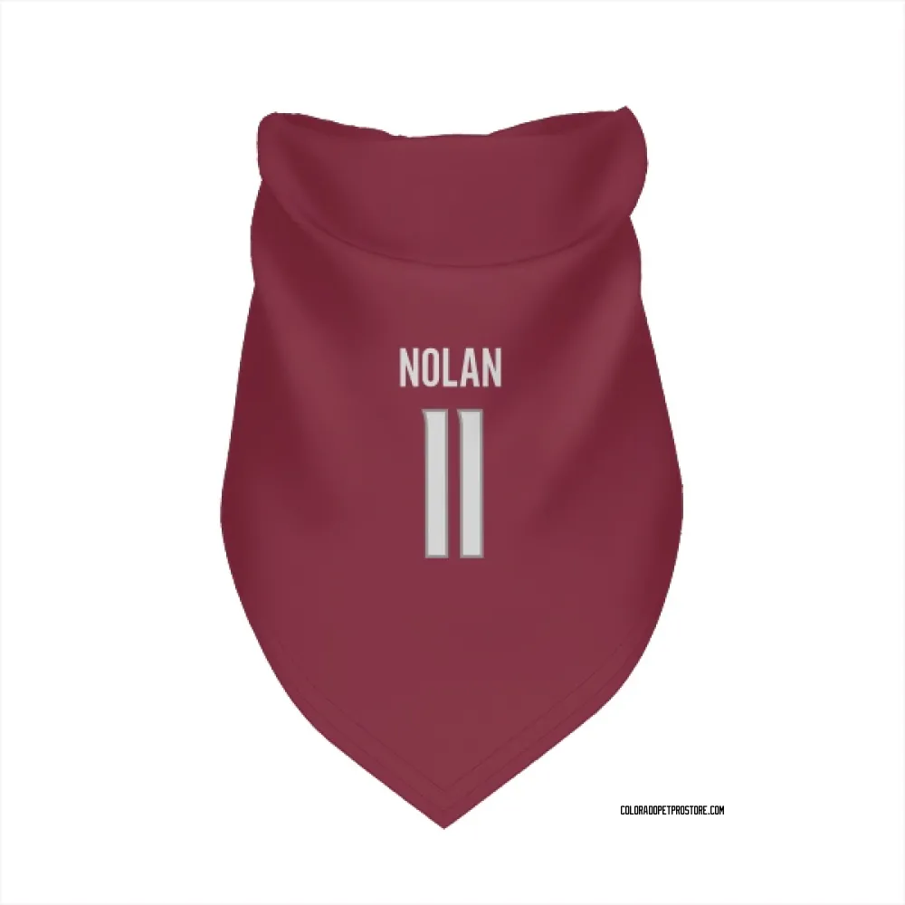 Colorado Avalanche Owen Nolan Burgundy Pet Bandana for Dog & Cat