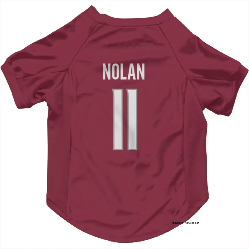 Colorado Avalanche Owen Nolan Burgundy Pet Jersey for Dog & Cat