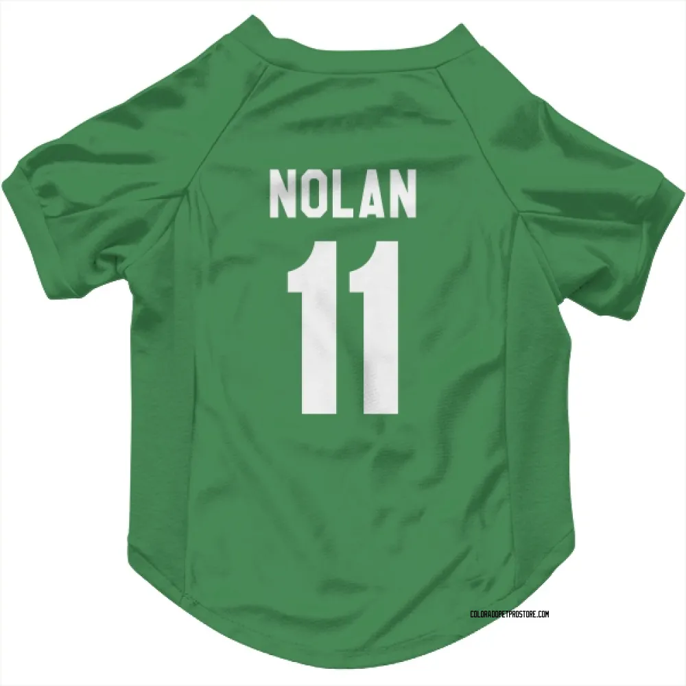 Colorado Avalanche Owen Nolan Green Pet Jersey for Dog & Cat