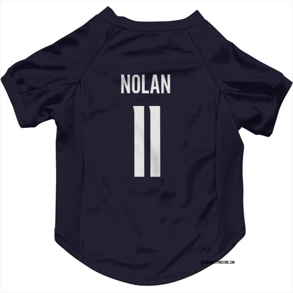 Colorado Avalanche Owen Nolan Navy Pet Jersey for Dog & Cat