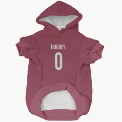 Colorado Avalanche T.J. Hughes Burgundy Pet Hoodie for Dog & Cat