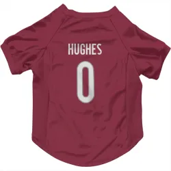 Colorado Avalanche T.J. Hughes Burgundy Pet Jersey for Dog & Cat