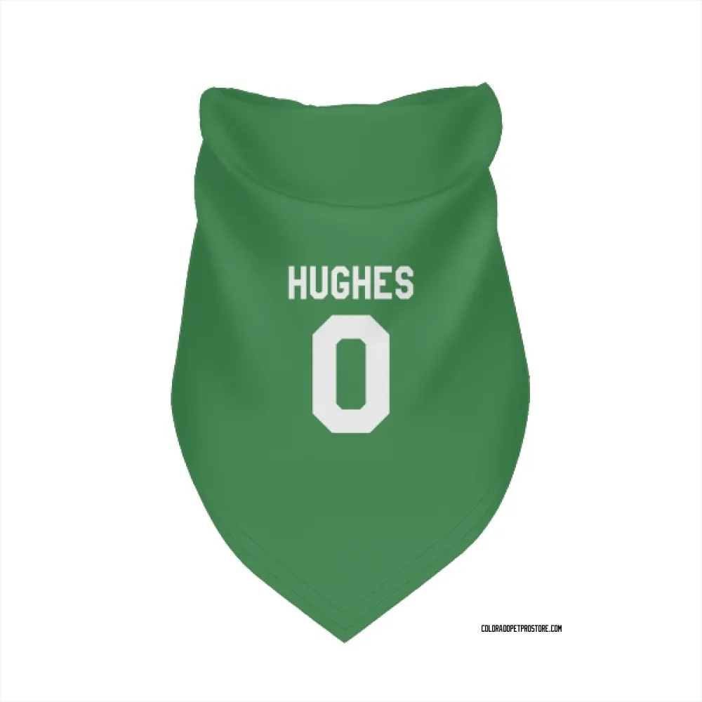 Colorado Avalanche T.J. Hughes Green Pet Bandana for Dog & Cat