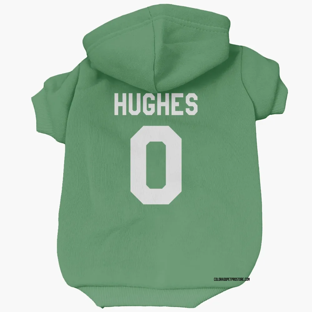 Colorado Avalanche T.J. Hughes Green Pet Hoodie for Dog & Cat