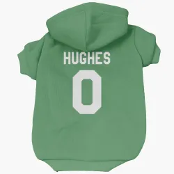 Colorado Avalanche T.J. Hughes Green Pet Hoodie for Dog & Cat