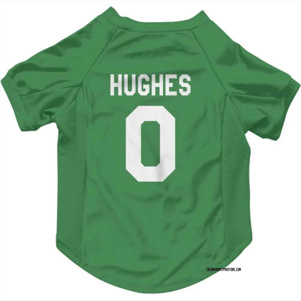 Colorado Avalanche T.J. Hughes Green Pet Jersey for Dog & Cat
